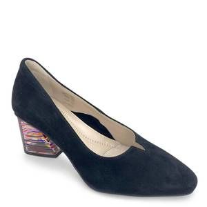 NEW BELLA COMFORTO women's eve sandal in black suede